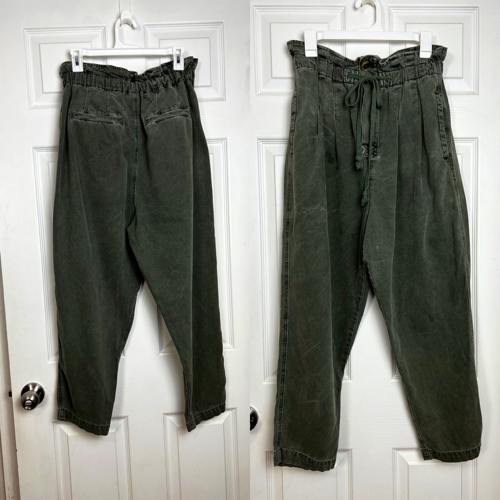 Free People Green Trousers